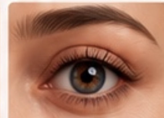 After treatment eye close-up